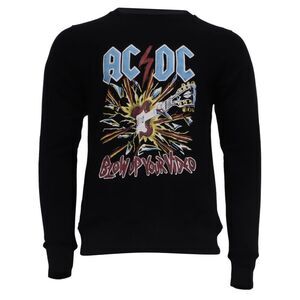 Gucci AC-DC Printed Sweatshirt in Black Cotton